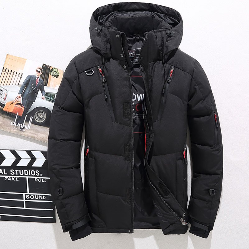 Men's White Duck Down Jacket Warm Hooded Thick Puffer Jacket Coat Male Casual High Quality Overcoat Thermal Winter Parka Men 6 Men's White Duck Down Jacket Warm Hooded Thick Puffer Jacket Coat Male Casual High Quality Overcoat Thermal Winter Parka Men 6